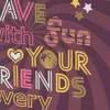 Friends Burgundy